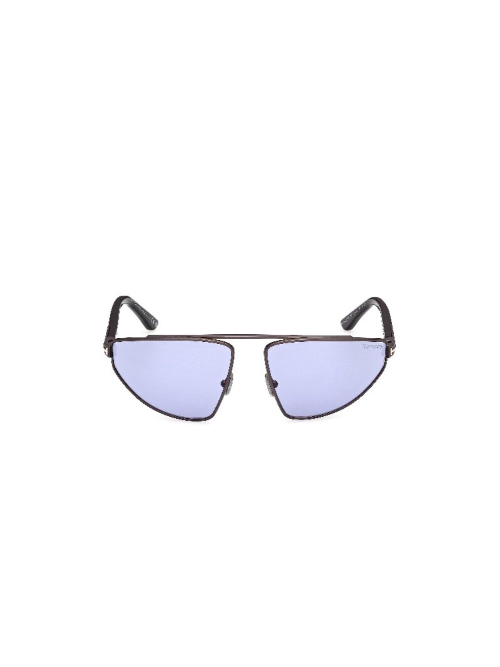 New Tom Ford Unisex Sunglasses Silver Purple Lens Metal Frame FT1399 13Y 64